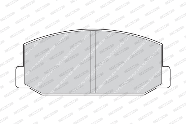 Brake Pad Set, disc brake (FDB216)