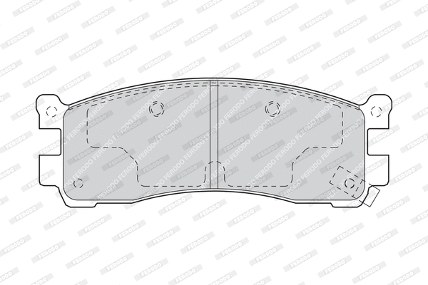 Brake Pad Set, disc brake (FDB1446)