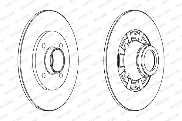 Brake Disc (DDF334)