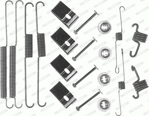 Accessory Kit, brake shoes (FBA122)