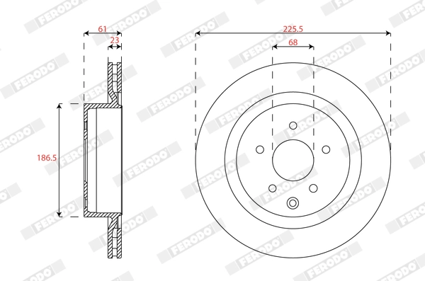 Brake Disc (DDF2240C-1)
