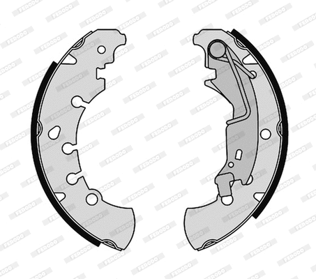Brake Shoe Set (FSB4308)