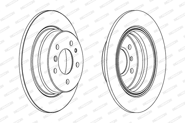 Brake Disc (DDF221)