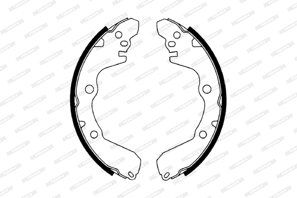 Brake Shoe Set (FSB686)