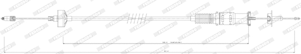 Cable Pull, clutch control (FCC422835)