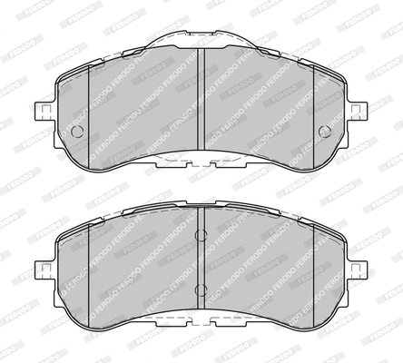 Brake Pad Set, disc brake (FDB4764-D)