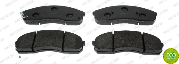 Brake Pad Set, disc brake (FDB1595)