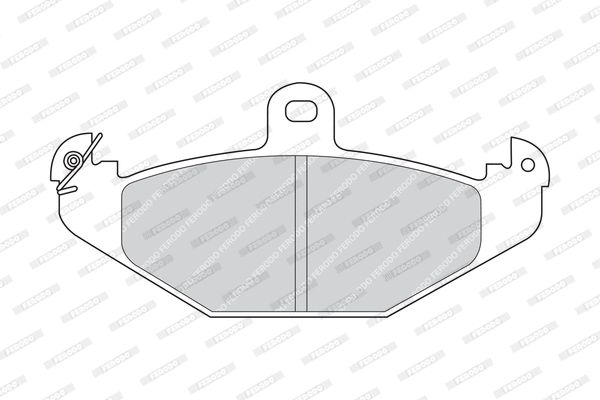 Brake Pad Set, disc brake (FDB1560)