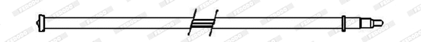 Warning Contact, brake pad wear (FAI104)