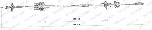 Cable Pull, clutch control (FCC421144)