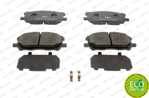 Brake Pad Set, disc brake (FDB1715)