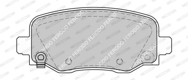 Brake Pad Set, disc brake (FDB4883-D)
