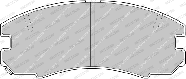 Brake Pad Set, disc brake (FDB684)