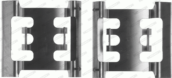 Accessory Kit, disc brake pad (FBA456)