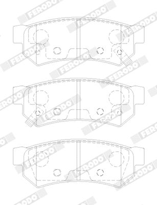 Brake Pad Set, disc brake (FDB5283)
