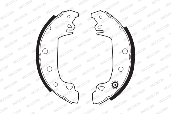 Brake Shoe Set (FSB209)