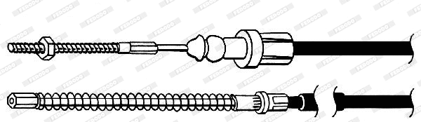 Cable Pull, parking brake (FHB432726)