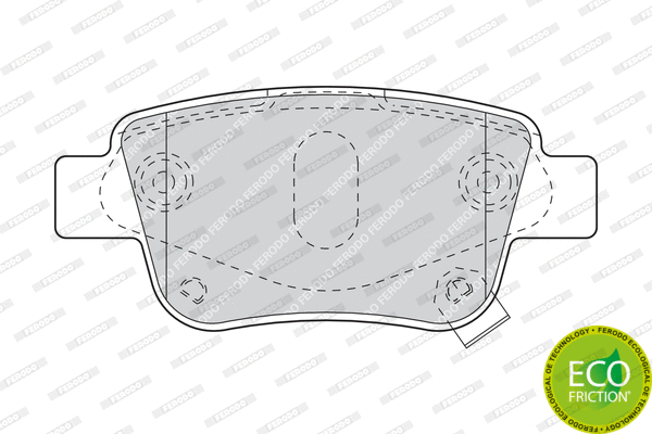 Brake Pad Set, disc brake (FDB1649)
