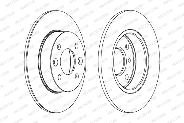 Brake Disc (DDF070)