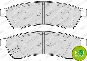 Brake Pad Set, disc brake (FDB4305)