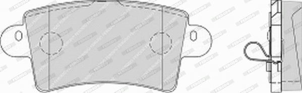 Brake Pad Set, disc brake (FVR1453)