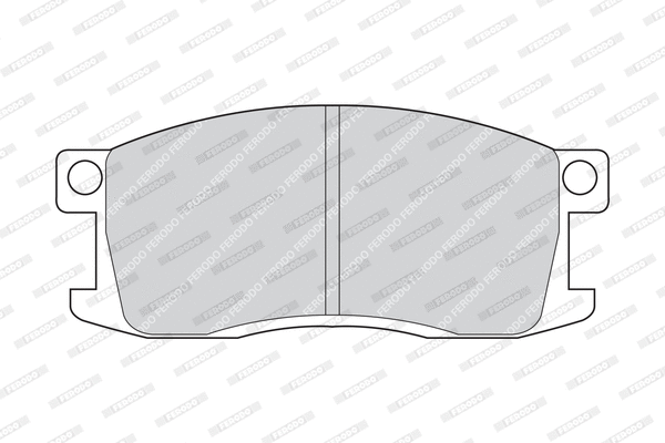 Brake Pad Set, disc brake (FDB198)