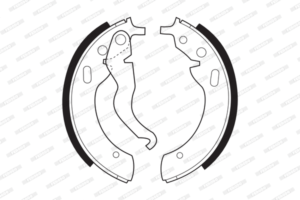 Brake Shoe Set (FSB96)