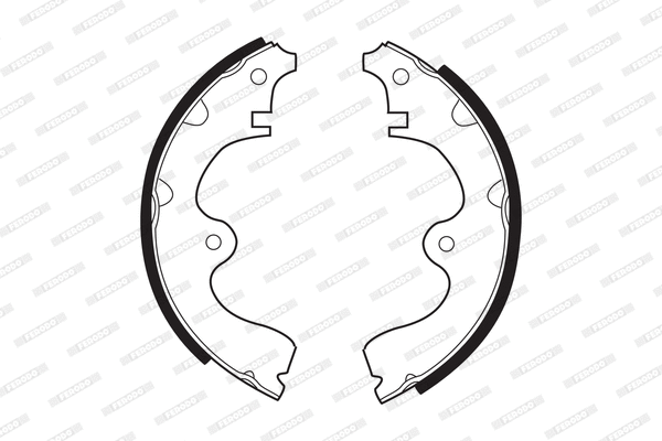 Brake Shoe Set (FSB224)