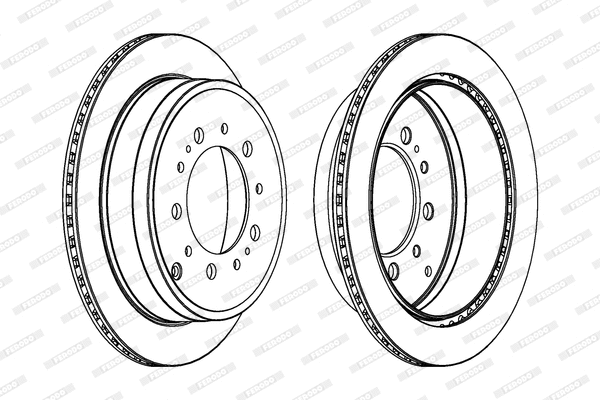 Brake Disc (DDF1799)