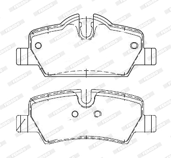 Brake Pad Set, disc brake (FDB4946-D)