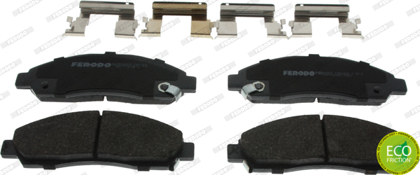 Brake Pad Set, disc brake (FDB1816)