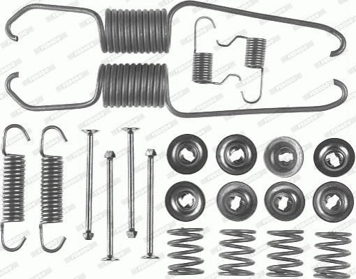 Accessory Kit, brake shoes (FBA61)