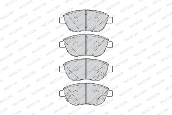 Brake Pad Set, disc brake (FDB4458)