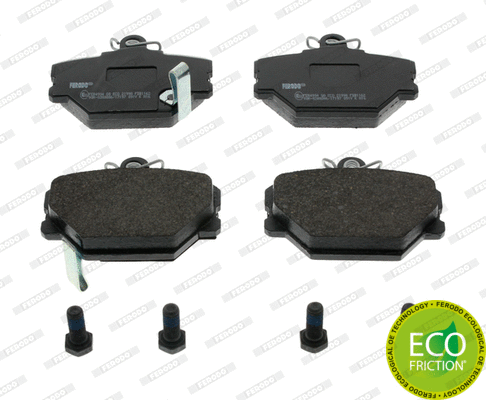Brake Pad Set, disc brake (FDB1162)