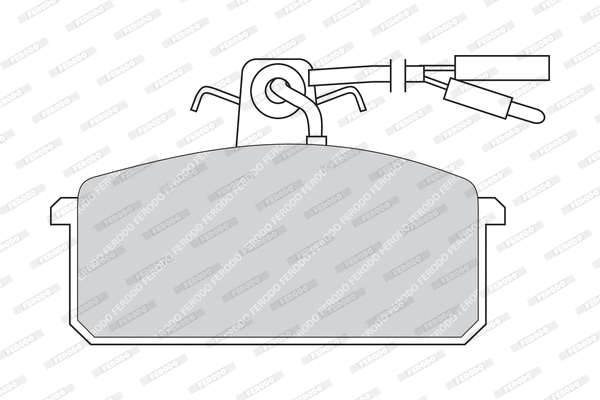 Brake Pad Set, disc brake (FDB363)