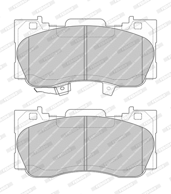 Brake Pad Set, disc brake (FDB4977-D)
