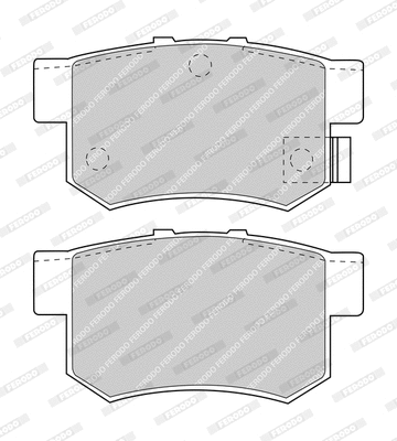 Brake Pad Set, disc brake (FDB956-D)