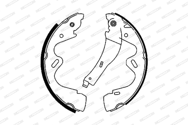 Brake Shoe Set (FSB692)