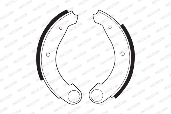Brake Shoe Set (FSB51)