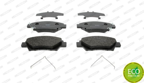 Brake Pad Set, disc brake (FDB4404)