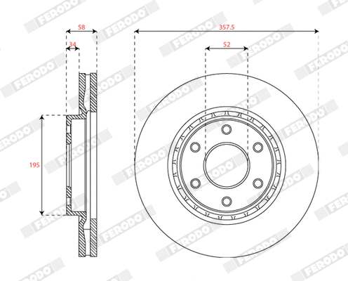 Brake Disc (DDF2073C-1)