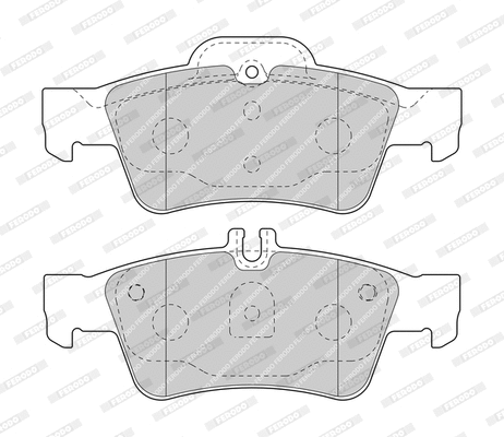 Brake Pad Set, disc brake (FDB1526-D)