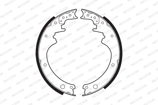 Brake Shoe Set (FSB250)