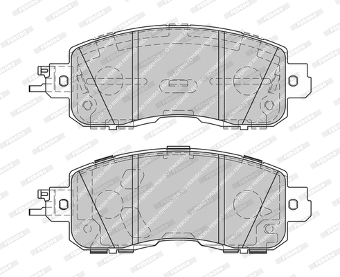 Brake Pad Set, disc brake (FDB4676-D)
