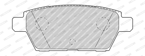 Brake Pad Set, disc brake (FDB4997)