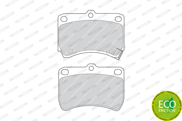 Brake Pad Set, disc brake (FDB597)