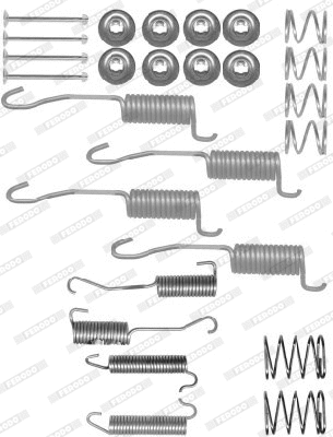 Accessory Kit, brake shoes (FBA225)
