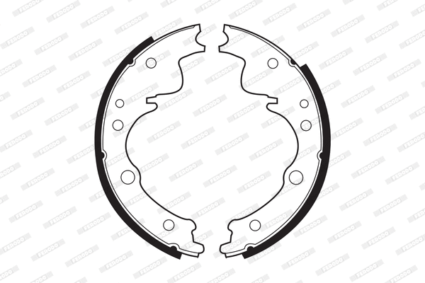 Brake Shoe Set (FSB393R)