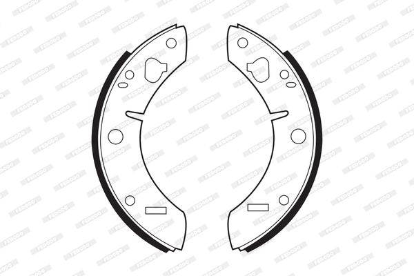 Brake Shoe Set (FSB372)