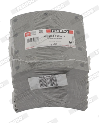 Brake Lining Kit, drum brake (K19393.0-F3658)